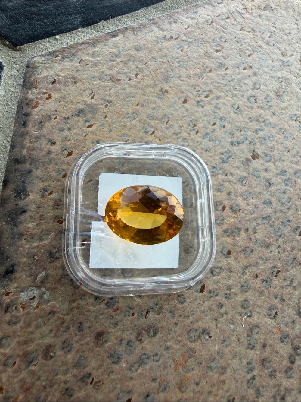 Citrine Oval Yellow Gemstone 10.94 carats